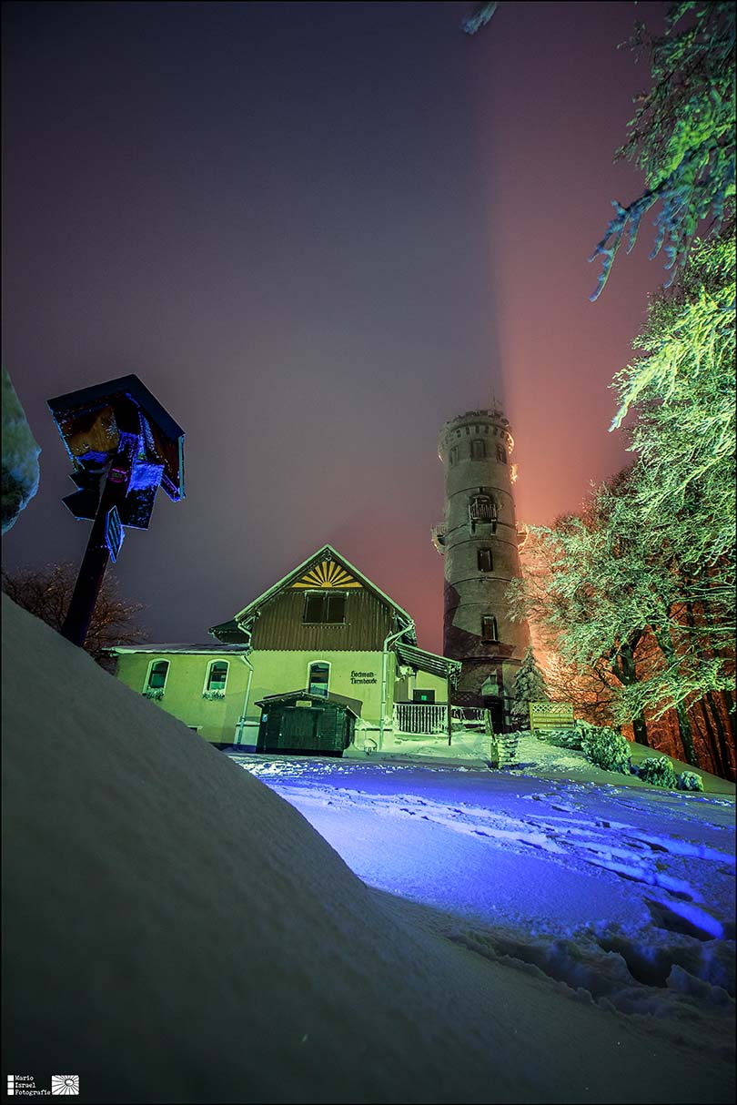 Lichtspielerei am Hochwaldturm